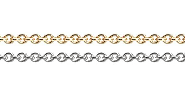 Anker Rund in Gold & Weißgold Anker Rund in Gold & Weißgold